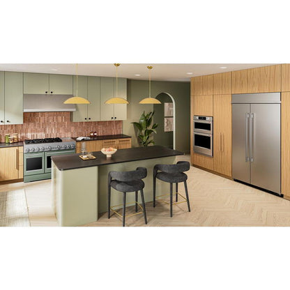 48" Built-In Side-By-Side Refrigerator With Platinum Interior