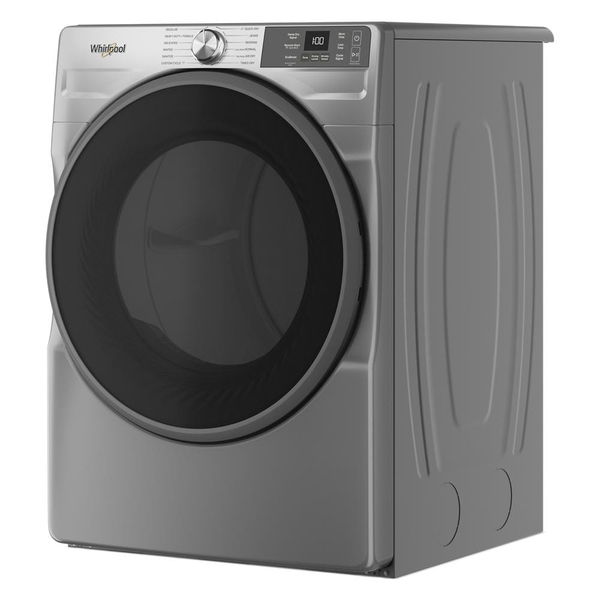 7.4 Cu. Ft. Smart Front Load Energy Star Electric Dryer With Wrinkle Shield Option - Radiant Silver