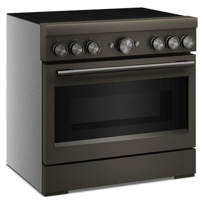 36" 6-Element Induction Freestanding Commercial-Style Range With Air Fry
