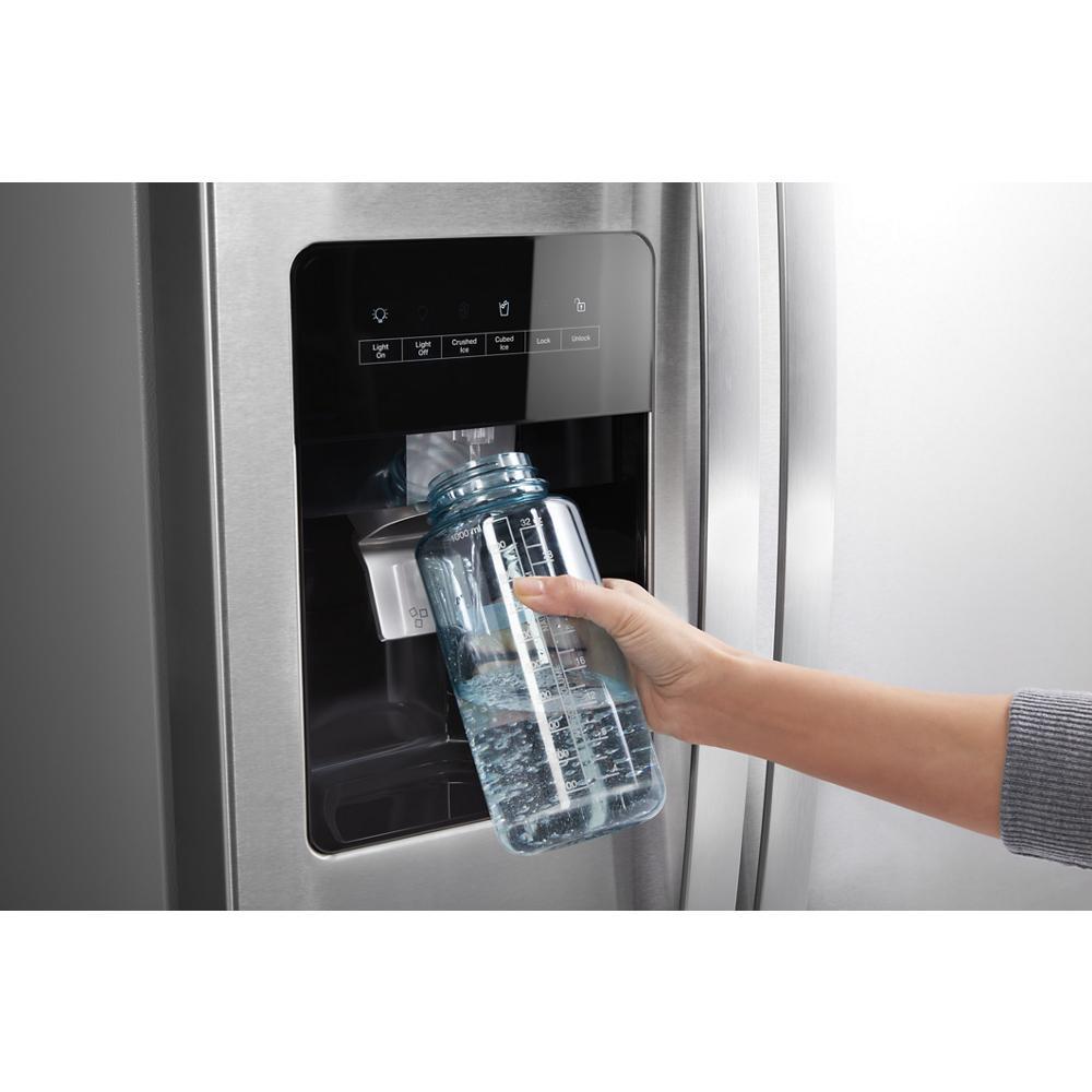 36" Wide Side-By-Side Refrigerator, 25 Cu. Ft. - Fingerprint-Resistant Stainless Finish