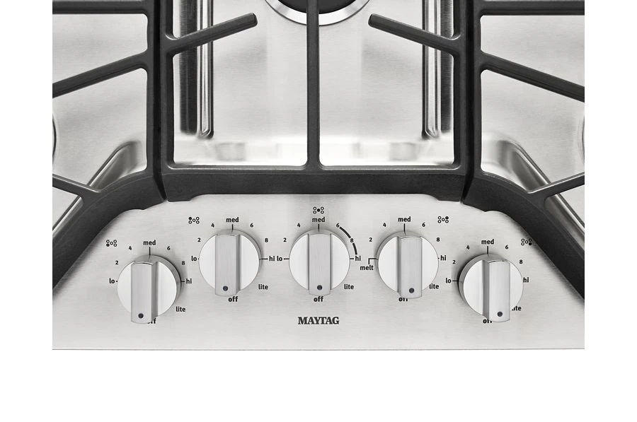 36" Wide Gas Cooktop With Power Burner