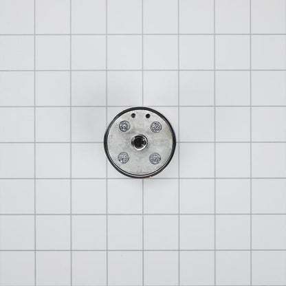 Range Surface 1 7/8" D Round, Blade-Style Burner Control Knob With 1/2" Spindle - Stainless Steel