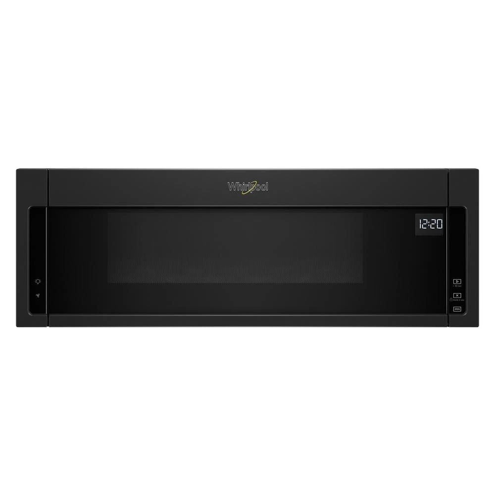1.1 Cubic Feet Low Profile Microwave Hood Combination - Black