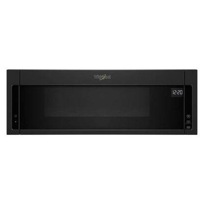 1.1 Cubic Feet Low Profile Microwave Hood Combination - Black