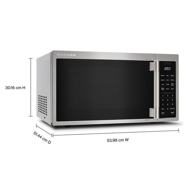 KitchenAid 1.2 Cu Ft Countertop Microwave With Inverter Technology