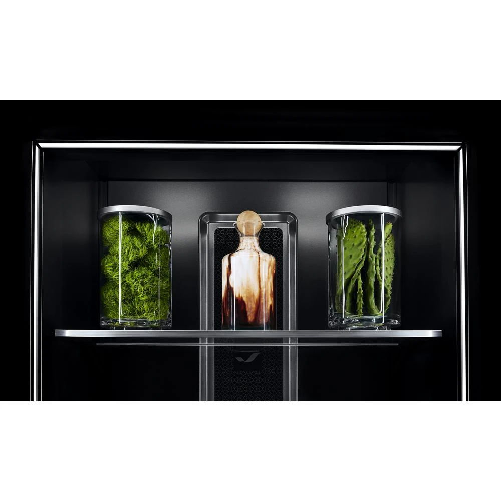 30" Built-In Column Freezer With Noir Panel Kit, Right Swing