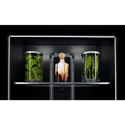 30" Built-In Column Freezer With Noir Panel Kit, Right Swing