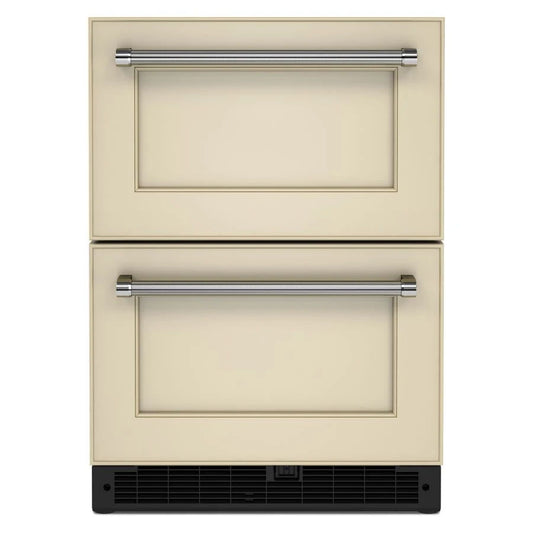 24" Panel-Ready Undercounter Double-Drawer Refrigerator