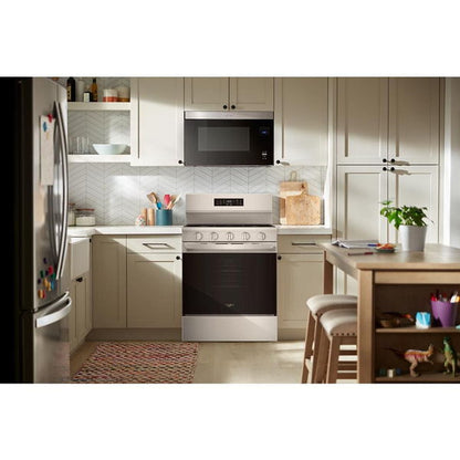 30" Gas Range With Air Cooking Technology And Ez-2-Lift Hinged Grates - Black Stainless