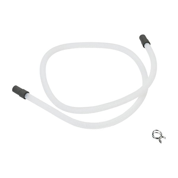 4' Transparent Washer Drain Hose With 1 Clamp That Fits WCD3090JW, WCD5090JW, YWCD3090JW