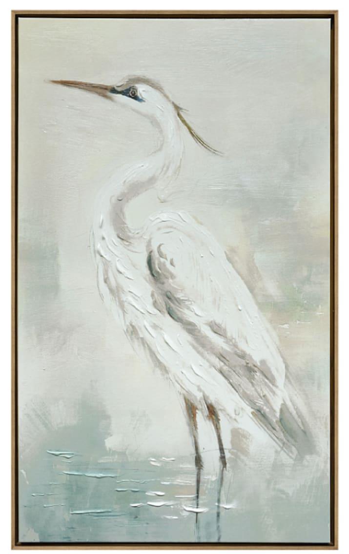 Mist Plumage - 39" x 24" Framed Wall Art