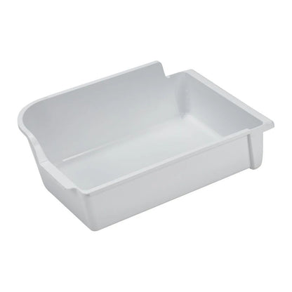 Plastic Refrigerator Ice Maker Tray/Bin (5 1/2" H X 9 1/2" W X 16 1/4" D) - White