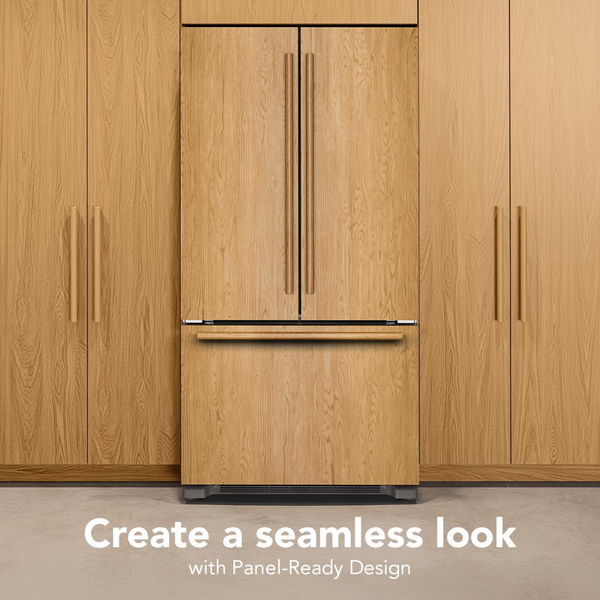 22 Cu. Ft. 36" Panel-Ready Counter-Depth French Door Refrigerator With Internal Water Dispenser