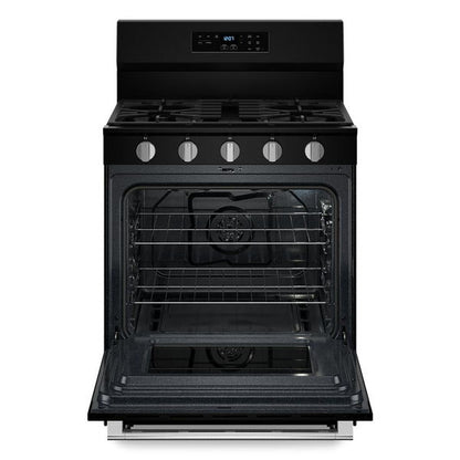 30" Wide Gas Range With No Preheat Air Fry And Air Baking - 5.0 Cu. Ft. - Black