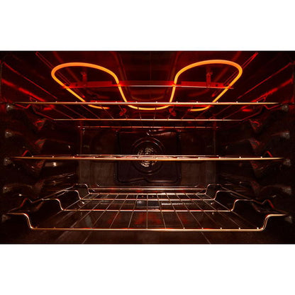 30" Electric Smart Range With Air Cooking Technology, No Preheat Air Fry, High Speed Preheat Oven, Wipeclean Coating, And Steam/Self Clean - Black Stainless