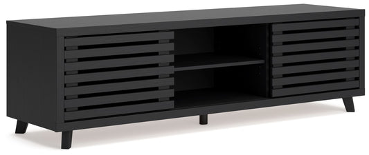 Danziar - Extra Large TV Stand - Black