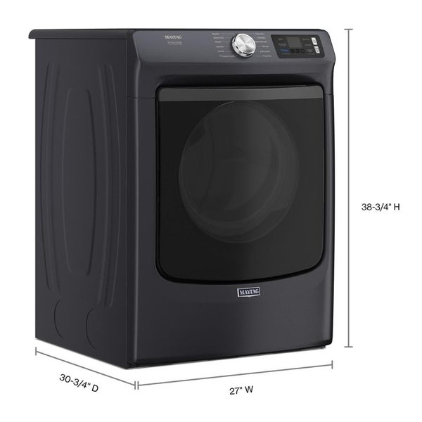 Smart Pet Pro Front Load Gas Dryer - 7.4 Cu. Ft. - Midnight Steel