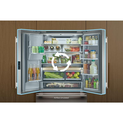 Counter-Depth French Door Refrigerator With Intelligent Auto Fill - Black Ore