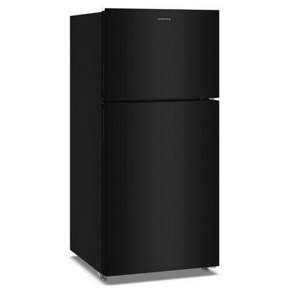 30" Wide Garage Ready Top-Freezer Refrigerator, 19 Cu. Ft. - Black