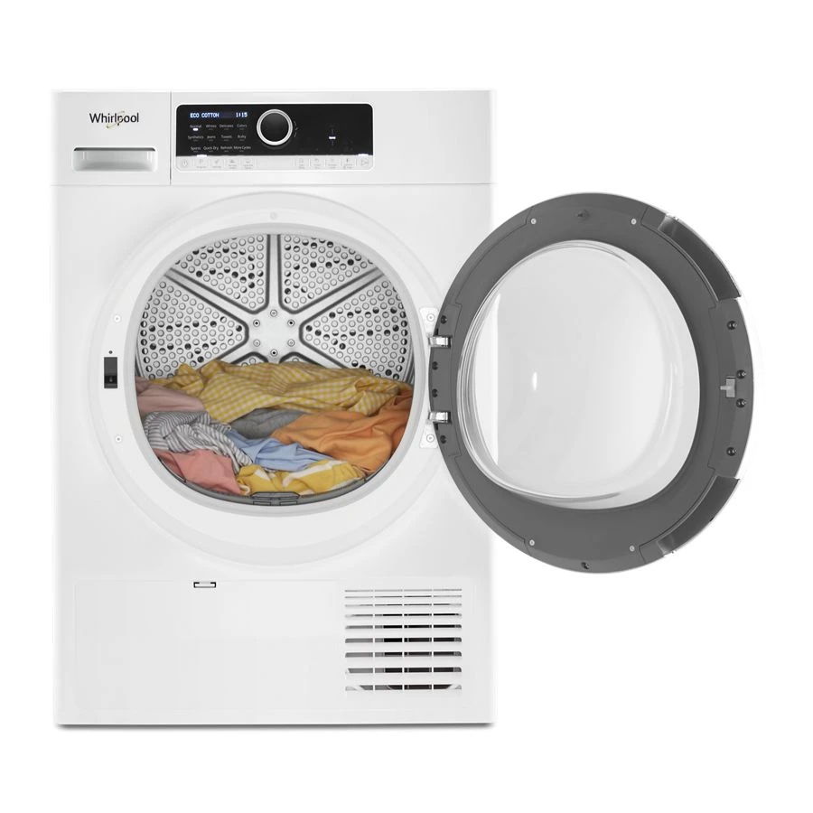 4.3 Cubic Feet 24" Small Space Ventless Dryer - White