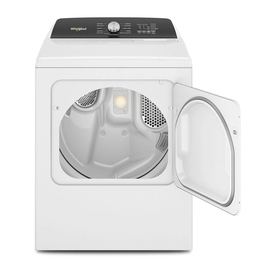 7.0 Cubic Feet Top Load Electric Moisture Sensing Dryer With Steam