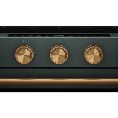 Handle And 5 Knobs Hardware Accessory Kit For KitchenAid Slide-In Convectionrange - Bronze
