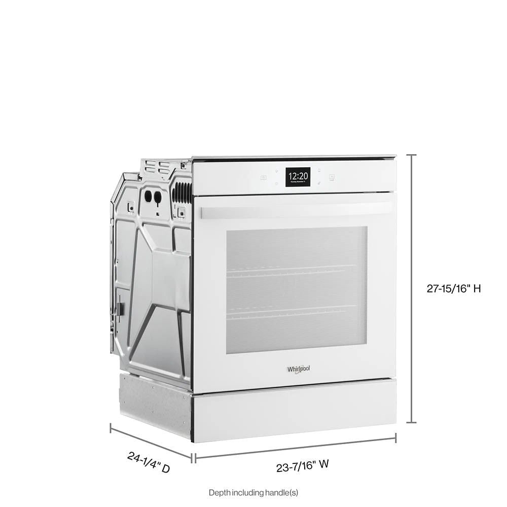 2.9 Cubic Feet 24" Convection Wall Oven - White