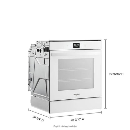 2.9 Cubic Feet 24" Convection Wall Oven - White