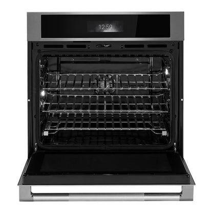 Rise Single Wall Oven With Multimode True Convection, Flat-Tine Racks