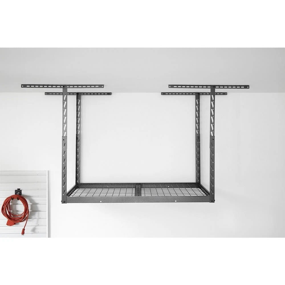 Overhead GearLoft Storage Rack 2 x 4 - Hammered Granite