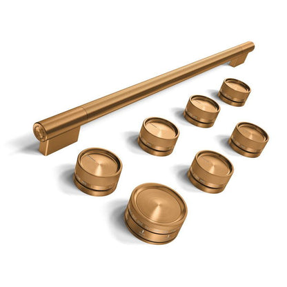 Bronze Handle And Knob Hardware Accessory Kit For KitchenAid 36" Commercial-Style Induction Range