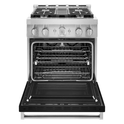 30'' Smart Commercial-Style Gas Range With 4 Burners - Imperial Black