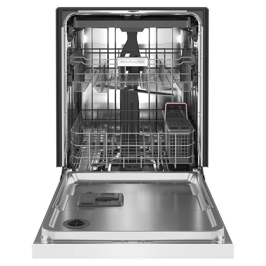 Third Level Utensil Rack Dishwasher With 30+ Total Wash Jets, 39 dBA, Triple Filtration System - White