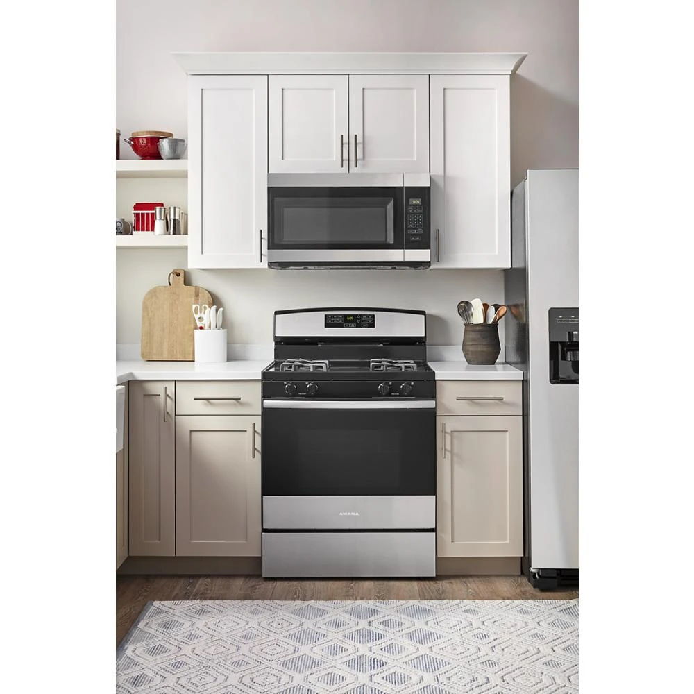 36" Side-By-Side Refrigerator With Dual Pad External Ice And Water Dispenser - Fingerprint-Resistant Stainless Finish