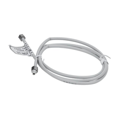 Refrigerator Water Line Installation Kit, 5' Flexible Plastic Hose With 1/4" Fitting Ends - Gray