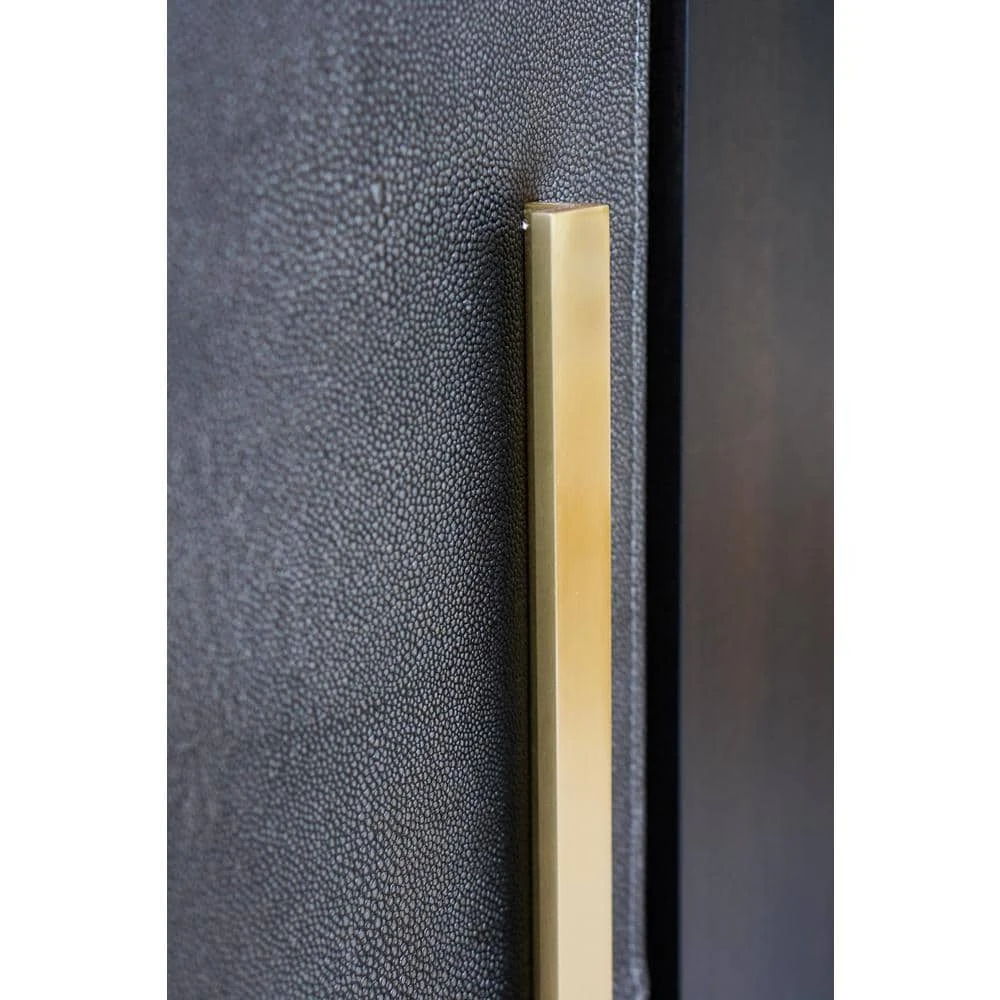 Caviar 24" Cuts By JennAir Leather Panel - Caviar