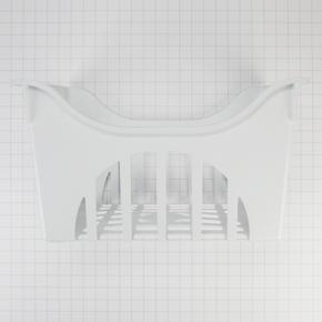 Plastic Upper Refrigerator Freezer Basket (10" H X 17 1/4" W X 11 1/4" D) - White