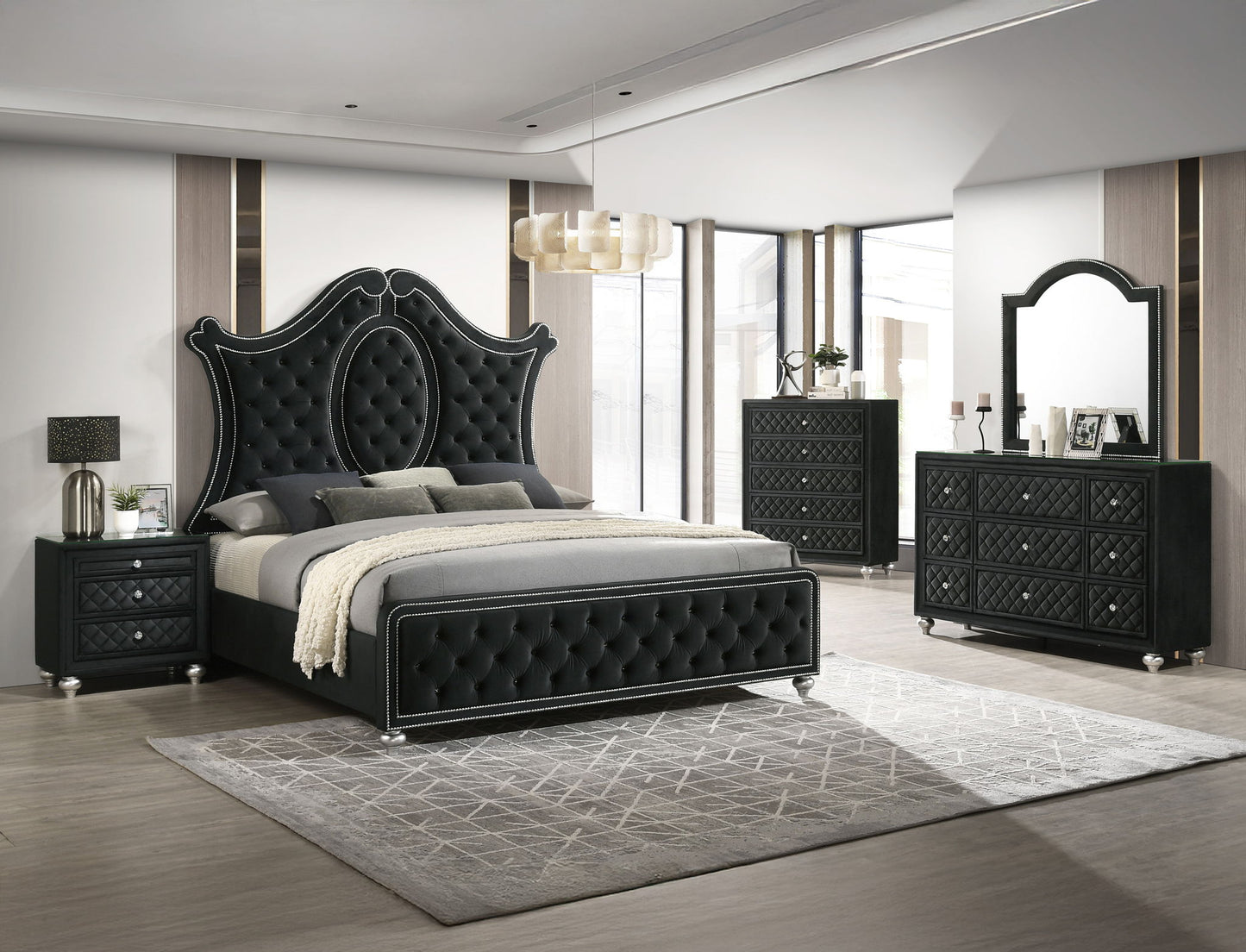 Cameo - Nightstand - Black