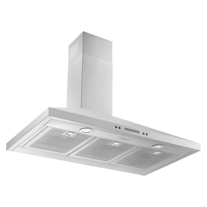 36" Chimney Wall Mount Range Hood With Dishwasher-Safe Grease Filters - Fingerprint-Resistant Stainless Finish