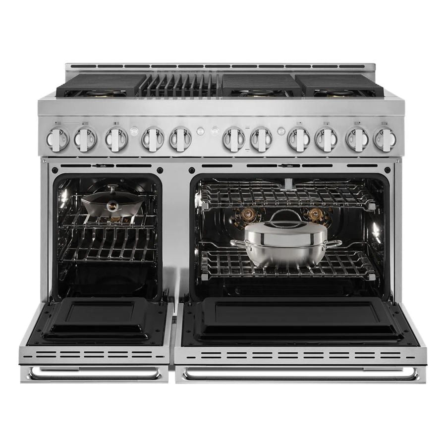 Noir 48" Gas Professional-Style Range With Grill