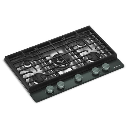 KitchenAid 30" Gas Cooktop With 5 Burners And Integrated Wok Grate, Electronic Ignition - Juniper