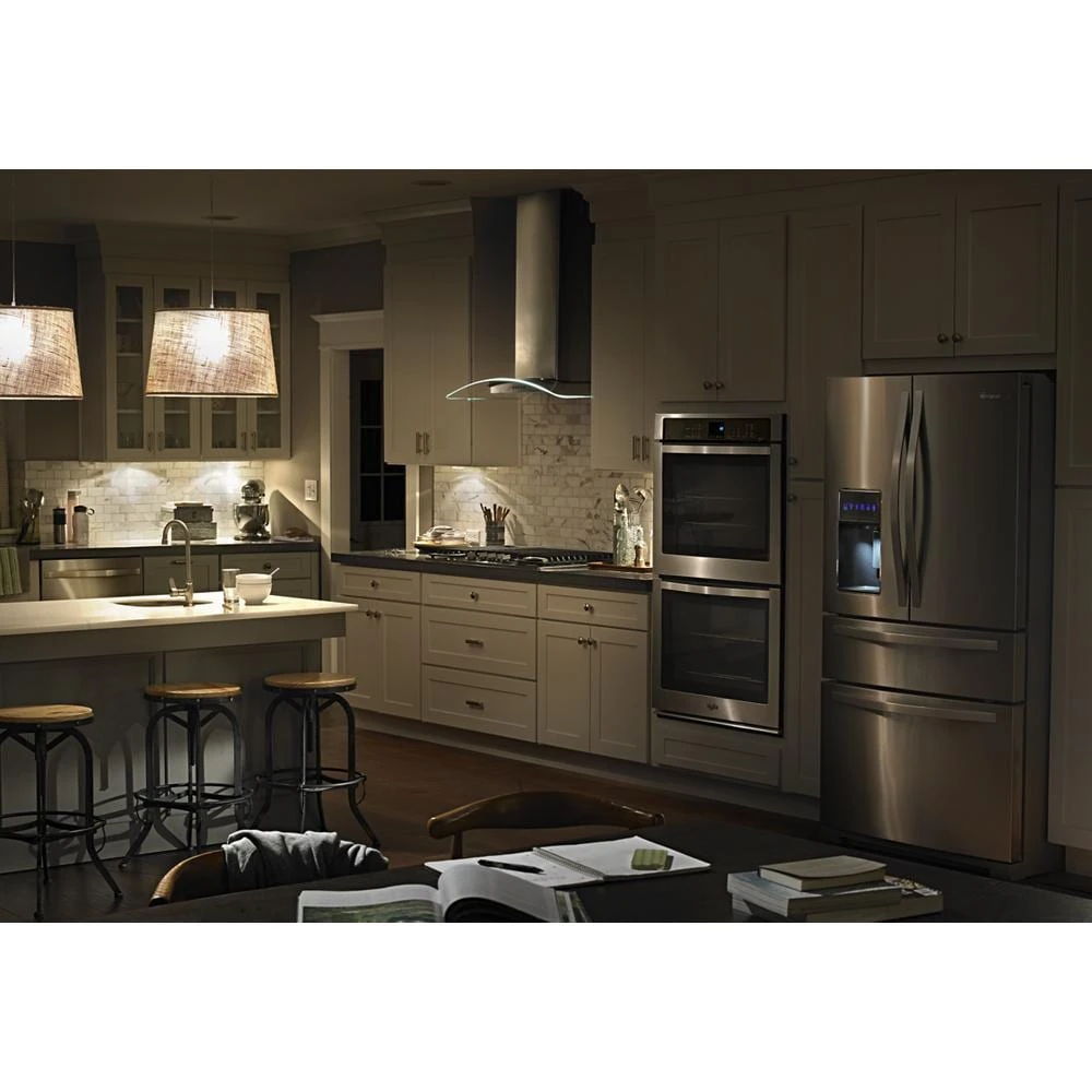 30" Modern Glass Wall Mount Range Hood