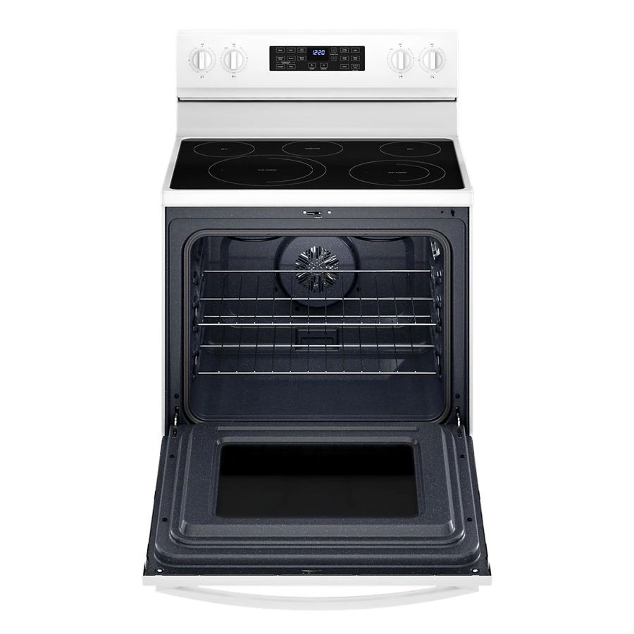 5.3 Cubic Feet Whirlpool Electric 5-in-1 Air Fry Oven - White