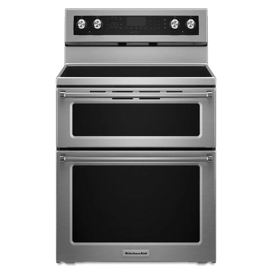 30" 5 Burner Electric Double Oven Convection Range