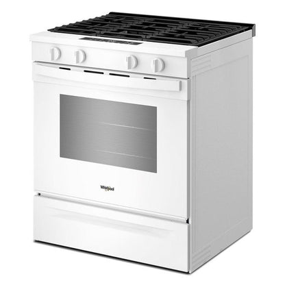 30" Gas Range With No Preheat Mode And Slow Cook - White