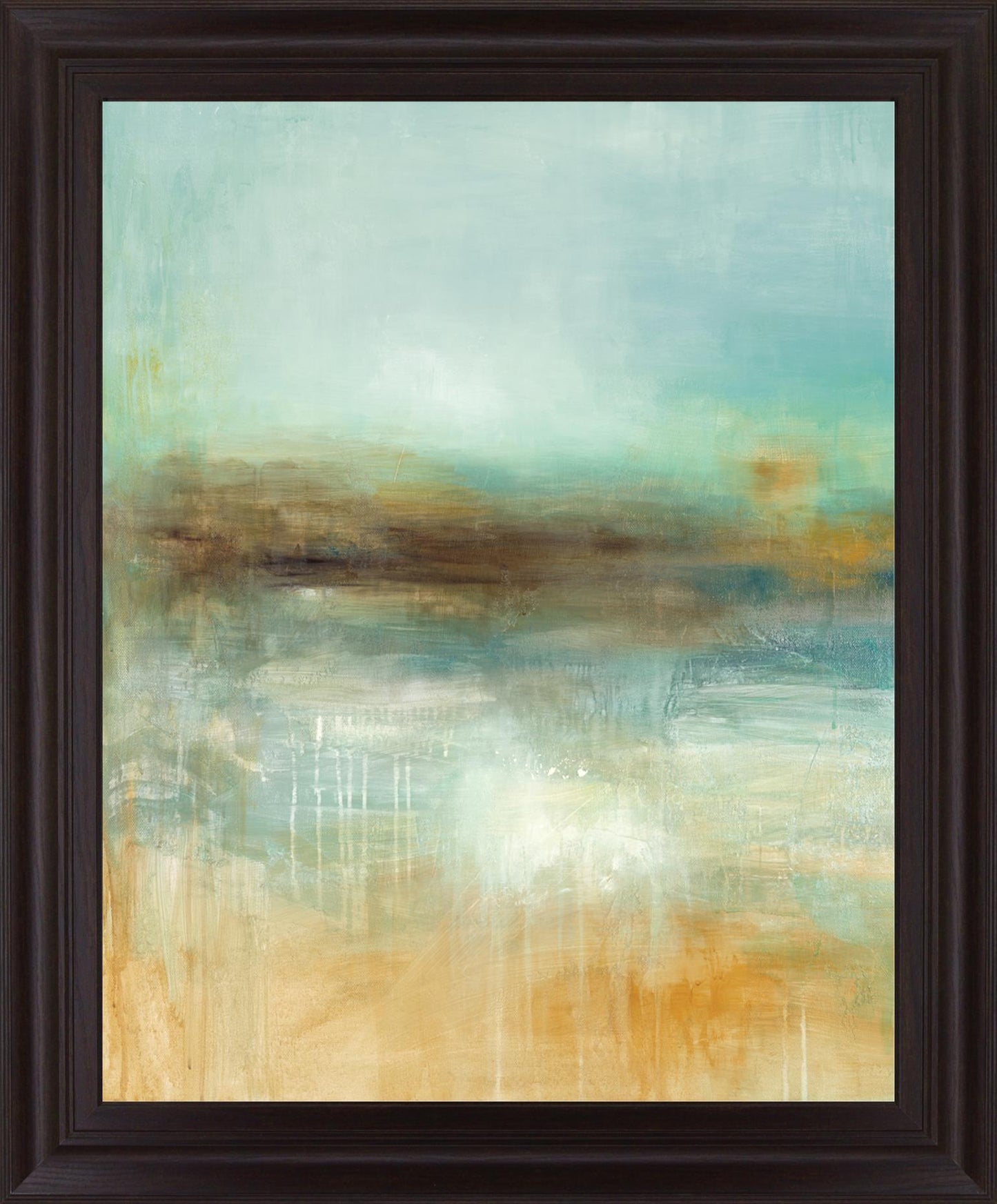 Mist Over Dunes - 28" x 34" Framed Wall Art