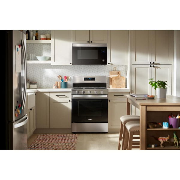 30" Gas Range With Air Cooking Technology, No Preheat Air Fry And Air Baking And Self Clean - Fingerprint Resistant Stainless Steel