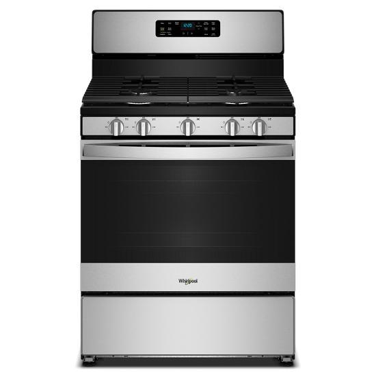 30" Gas Range With Crispy Mode And Griddle Zone - Stainless Steel