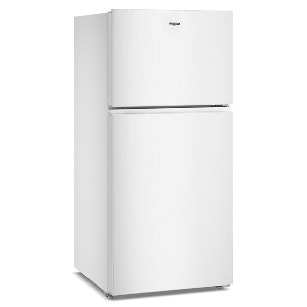 Whirlpool 30" Wide Top Freezer Refrigerator With Total Coverage Cooling, 19 Cu. Ft., Adjustable Glass Shelves - White