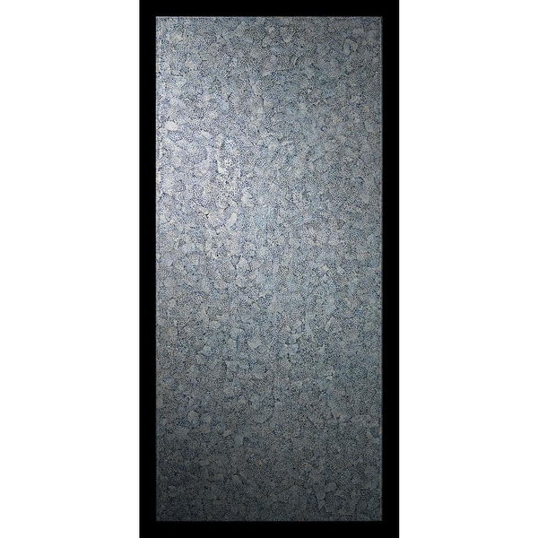 36" Elements Collection Custom Column Panel - Eggshell Snakeskin Sapphire